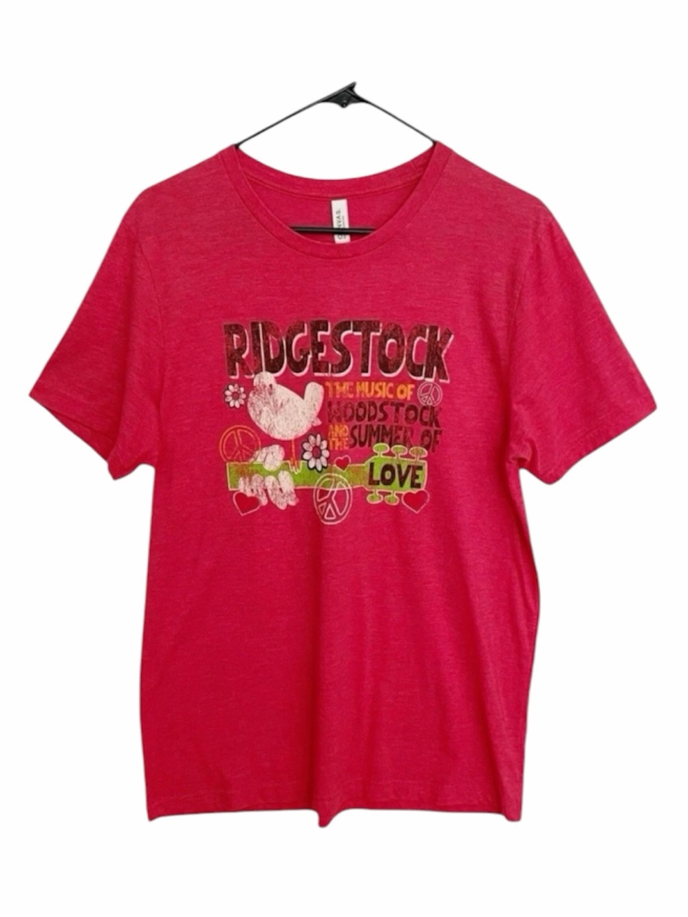 CANNED HEAT RidgeStock 17" Music Festival Graphic T-Shirt Red Tag L Fits Mens M